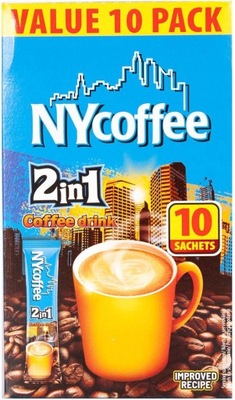 Kawa Rozpuszczalna Instant Napój Kawowy 2in1 2w1 Coffe NYcoffe 10szt