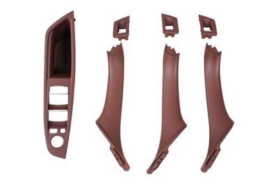 Комплект набор защита креплений дверь рамка кнопок bmw f10 f11 brązow фото №1