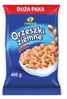 Orzeszki ziemne smażone Lewiatan 400 g solone