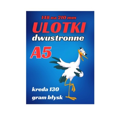 ulotki A5 1000 szt