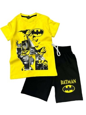 Komplet BATMAN t-shirt spodenki 122-128 cm 7-8 lat