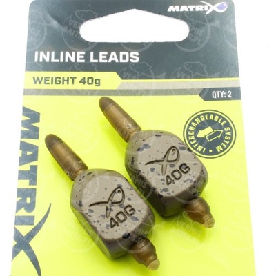 Ciężarki Matrix In-Line Leads - 40gr 2x