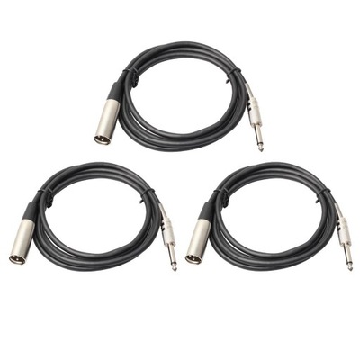 3x adapter audio kabel mikrofonowy