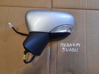 Зеркало наружное левая nissan micra k14 5 кабели фото №1