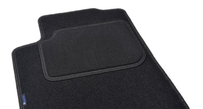 VOLVO V50 2004-2012R. NEGRO ALFOMBRILLA WELUROWY VOLANTE - ALDOS. SILVER  