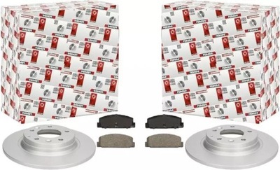 Ferodo тормозные диски+ тормозные колодки задняя mazda 6 gg gy gh premacy 280mm фото №1