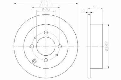 Textar тормозные диски тормозные 2szt. hyundai задняя sonata фото №1