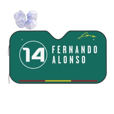 TAPONES ANTISOLAR FERNANDO ALONSO 14 ASTON MARTIN FORMULA 1 PROTECCIÓN DERECHO  