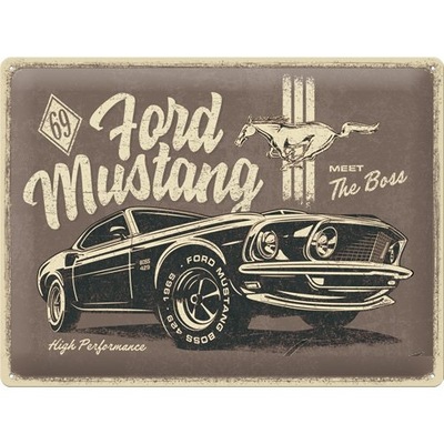 TABLICA PLAKAT 30x40 FORD MUSTANG THE BOSS 23311 фото