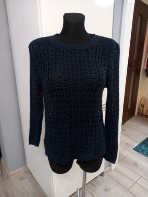 Granatowy sweter