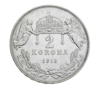 [M4268] Austria 2 korony 1913 K.B.