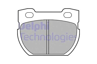 DELPHI КОЛОДКИ ТОРМОЗНЫЕ ЗАД LAND ROVER DEFENDER 2.2D-3.5 08.90-02.16