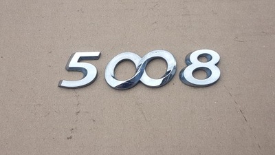 PEUGEOT 5008 INSIGNIA INSCRIPCIÓN EMBLEMA PARTE TRASERA TRASERO  