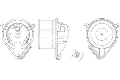 MAHLE VENTILIATORIUS PŪSTUVO MERCEDES V 638 2 VITO W638 2.0-2.8 