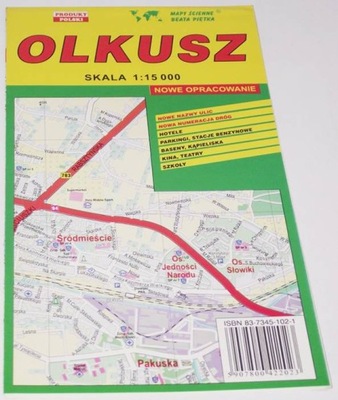 Plan miasta Olkusz
