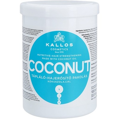 KALLOS Kokosowa maska do włosów 1000 ml