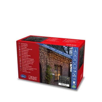 KONSTSMIDE KURTYNA ŚWIETLNA LED LAMPKI ŚWIĄTECZNE 92911