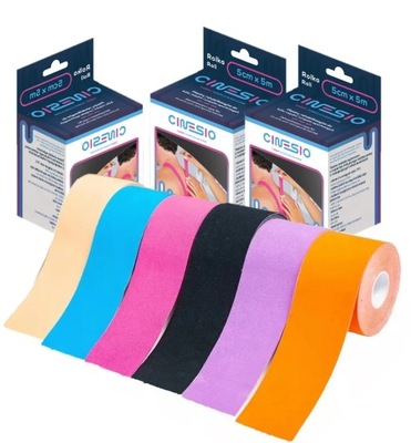 KINESIOTAPING KINESIO PLASTRY TEJPY TAPE TAŚMA 5M