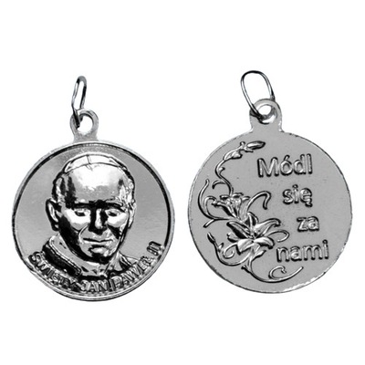 Medalik srebrny św. Jan Paweł II 3,9 g