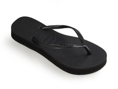 HAVAIANAS DAMSKIE GUMOWE JAPONKI CZARNE 37-38 1ŻHA