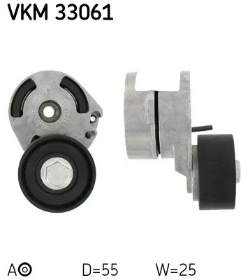 SKF VKM33061 ROLL MICRO-V NAPINAJACA PEUGEOT 206 SW  