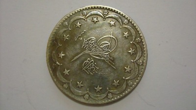 Moneta Turcja 20 kurusz 1876 srebro