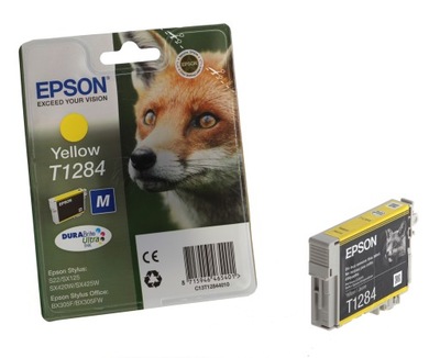 Tusz Epson T1284 C13T12844011 Y Oryginał