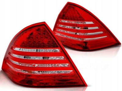 Лампы mercedes c-klasa w203 sedan 00-04r red led фото №1
