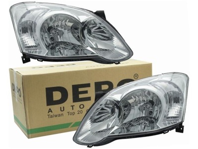 Лампы фары toyota corolla e12 04-07 фото №1