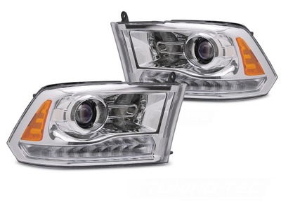 Фары лампы kpl day line light led тюнинг dodge ram iv 4 08-24 classic фото №1