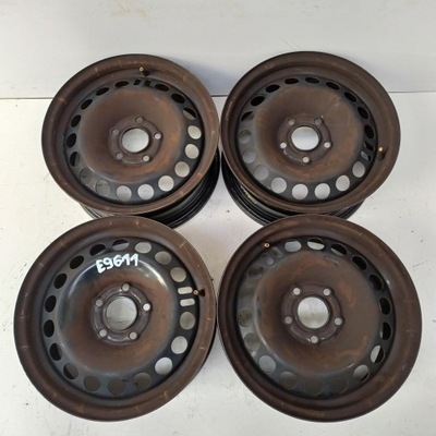 DISCOS 5X110 15 OPEL ASTRA MERIVA ZAFIRA 4 PIEZAS (E9611)  