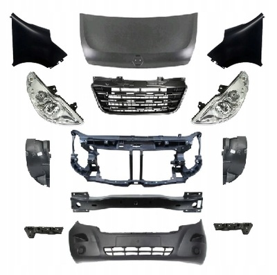 Opel movano b ii 2010-2014 kompletny перед pas фото №1