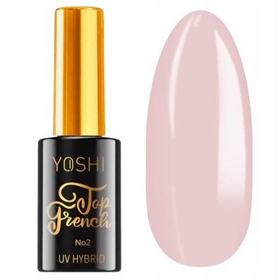 YOSHI TOP FRENCH 02 PÓŁTRANSPARENTNY RÓŻOWY - 10ML