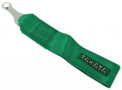 PAS GANCHO DE REMOLQUE HOL TAKATA TOW HOOK STRAP GREEN  