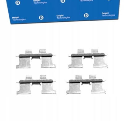 Набір монтажний гальмівних колодок гальмівних kia opirus 2.7 3.3 3.5 фото №1