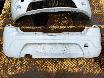 Dacia sandero 1 i бампер задній білий фото №1