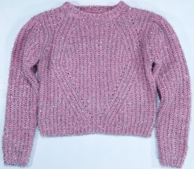 Sweterek dziewczynka PRIMARK bordowy 140, 9-10 lat