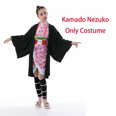 Cosplay Kamado Nezuko dziewczyny kobiety Kimono An