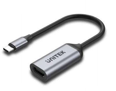 Adapter USB-C – HDMI M-F Unitek 15cm 2.0 4K@60Hz