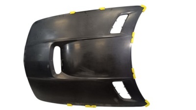 Капот крышка двигателя mercedes c197 sls amg black series a1978800157 карбон фото №1