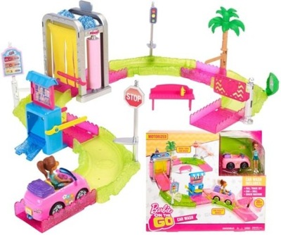 Barbie On The Go Car Wash Playset