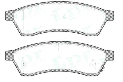 Lpr тормозные колодки тормозные chevrolet epica 2.0 kl1_ фото №1