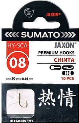 HACZYKI Jaxon SUMATO HY-SCA 08 Z PRZYPONEM 0,16 mm