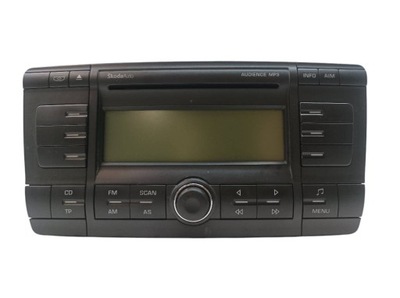 Радио 1z0035156c skoda octavia ii 2004-2013 фото №1