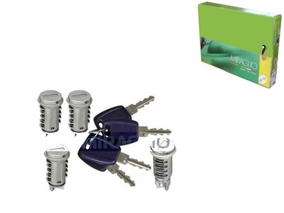 Комплект замки задняя fiat doblo i 03.01-01.10 miraglio фото №1