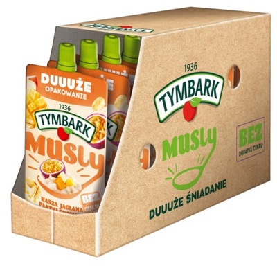 MUSLY Płatki Owsiane Kasza Mango 10x170g Tymbark