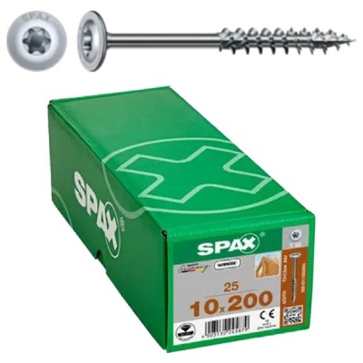 Spax do konstrukcji drewnianych 10x200 T50 op=25szt