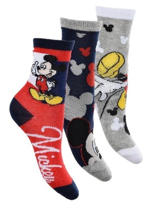 Komplet skarpetek Disney Myszka Mickey 23/26