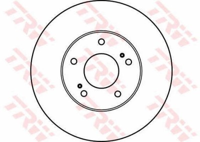 ГАЛЬМІВНІ ДИСКИ ГАЛЬМІВНІ ПЕРЕД TRW DF2574
