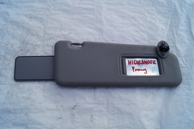 Захист сонцезахисна права toyota highlander ii фото №1